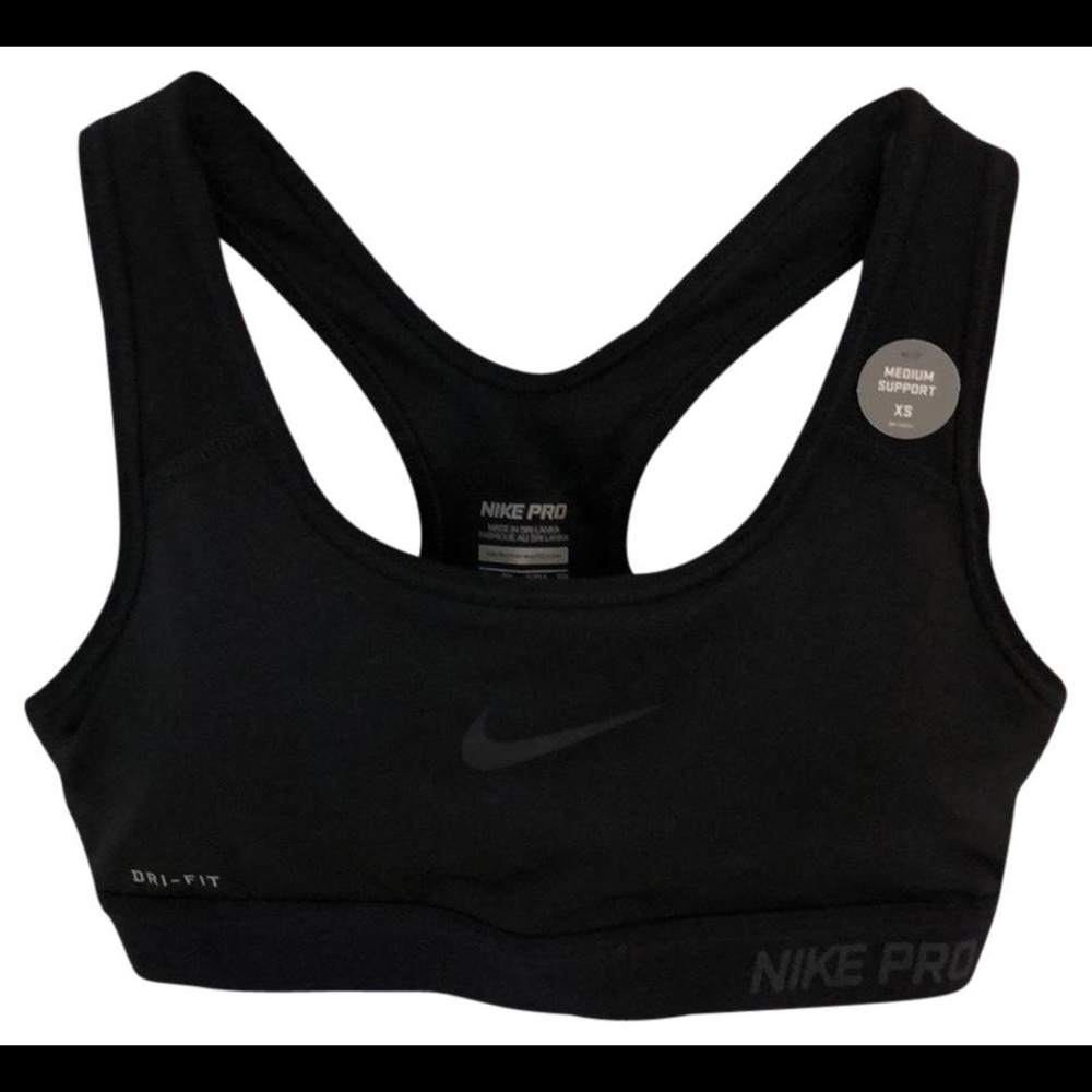 NIKE Pro Padded Dri-FIT Sports Bra — BLACK